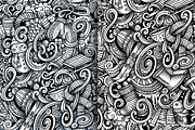 Winter Graphics Doodles Patterns, a Decorative Illustration by BALABOLKA (Thumbnail 3 of 6)