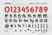 Grandom - Bold Modern Art Deco Font, a Sans Serif Font by Typia Nesia (Thumbnail 11 of 11)