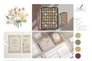Vintage Floral Stamps Watercolor, a Seasonal Illustration by slowlivecreate (Thumbnail 6 of 6)