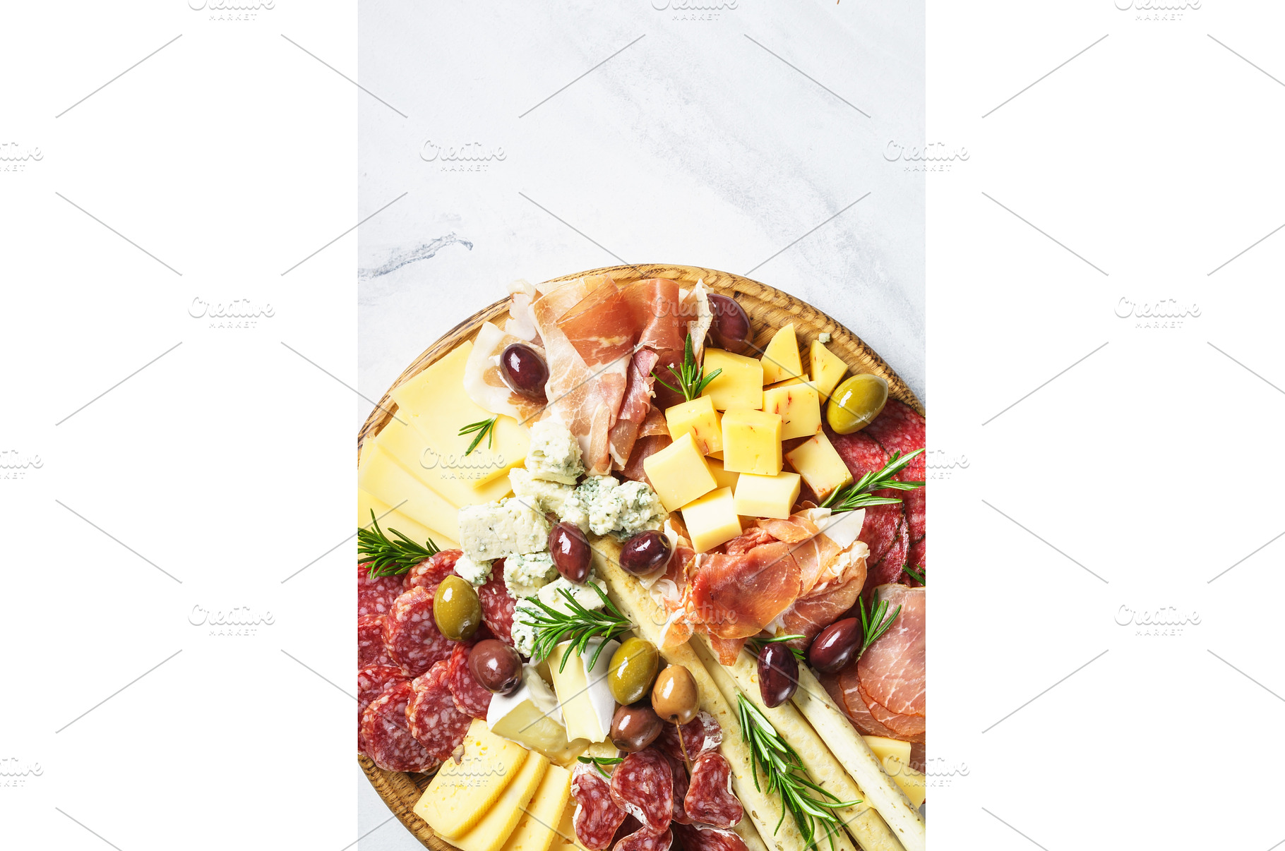 Antipasto platter. Meet and cheese, a Food & Drink Photo by Nadia-nb
