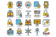 80 Privacy  Icons | Aesthetics, an Outline Icon by Flat Icons (Thumbnail 4 of 9)