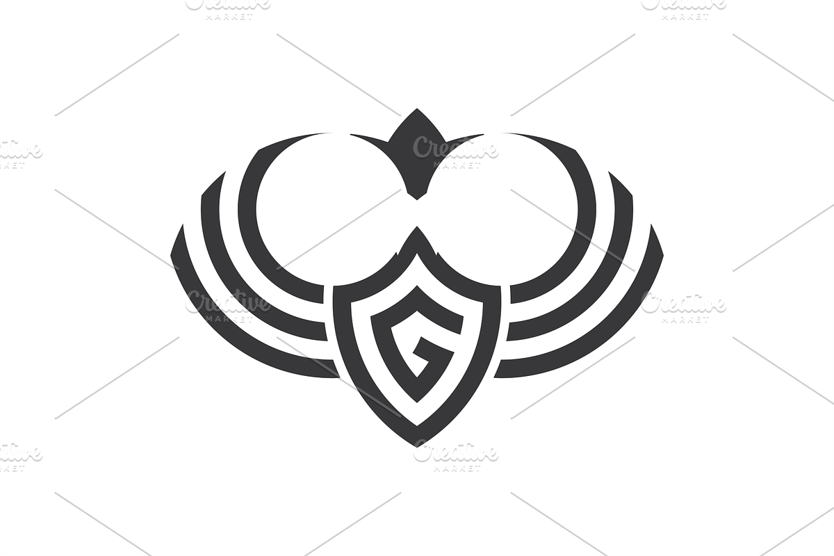 G Shield Eagle Wing Crown Logo, a Branding & Logo Template by Advateik ™ (Photo 2 of 3)