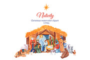 Nativity Christmas, an Illustration by s.yanyeva (Thumbnail 10 of 10)