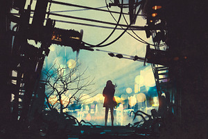 Alone in the town#3