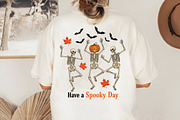 Skeleton Dance Halloween Sublimation, an Illustration by CreationArt (Thumbnail 3 of 4)