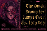 Gothica Sanctora Typeface, a Blackletter Font by alit design (Thumbnail 6 of 18)