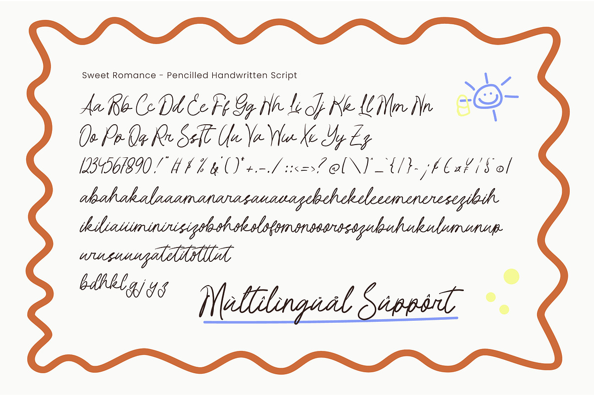 Sweet Romance Pencilled Script, a Handwritten Font by AmorfaType (Photo 8 of 8)