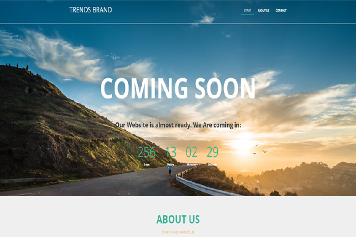 Trends - Coming Soon Template, a Landing Page Template by earthquake (Photo 2 of 4)