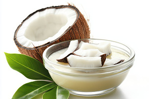 Fresh Coconut Pieces in Creamy Cocon, a Food & Drink Photo by Pixeness Studio