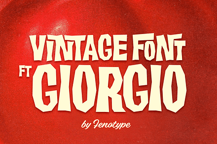Giorgio Vintage Movie Title Font, a Handwritten Font by Fenotype