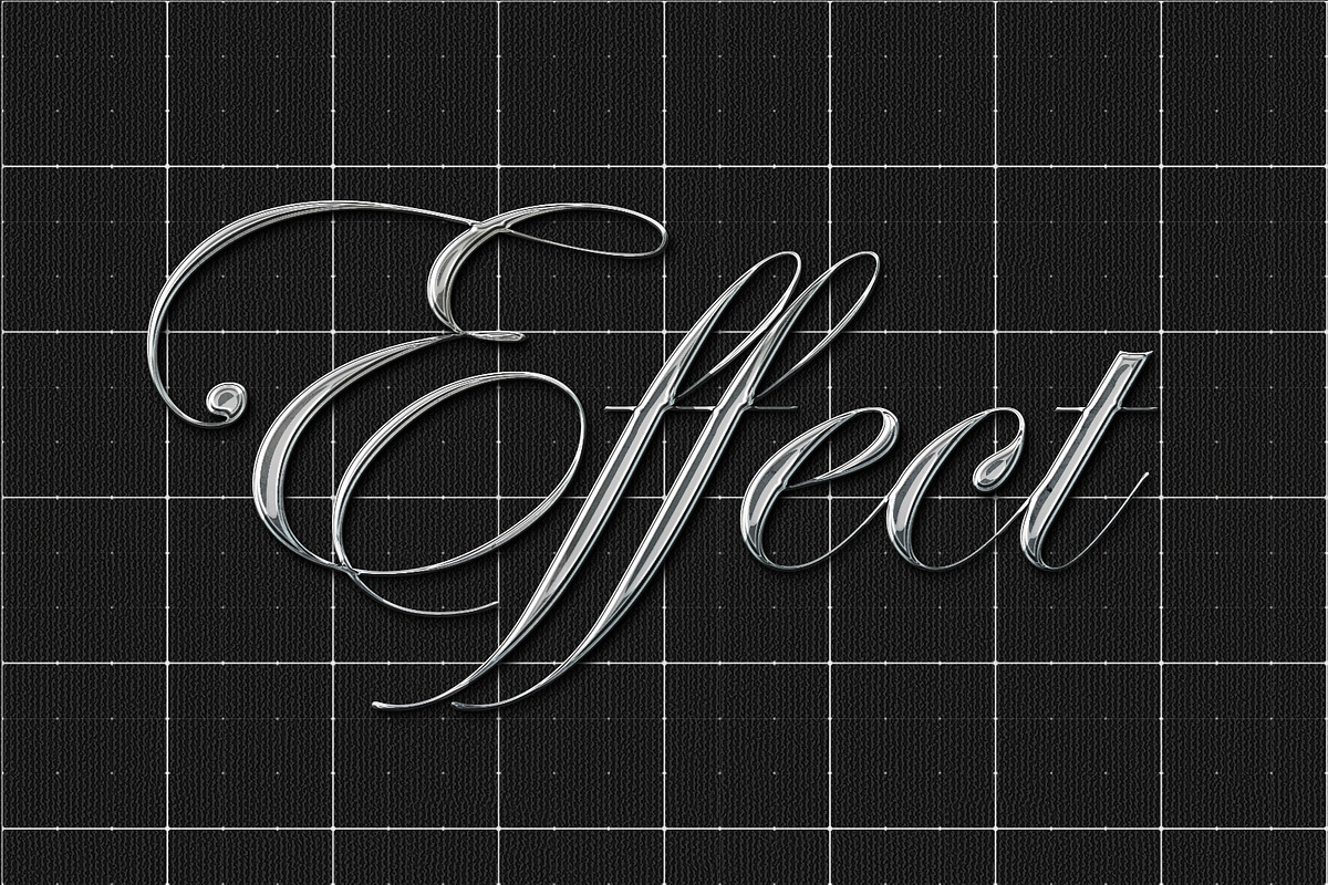 Metal Chrome Text Effects Photoshop, a Brushes & More by Giallo (Photo 2 of 27)