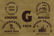 Ginder Rough, a Serif Font by Craft Supply Co. (Thumbnail 5 of 8)