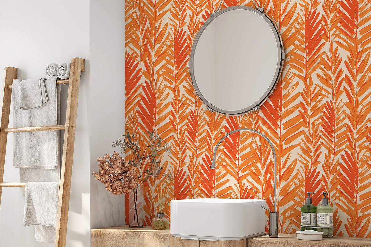 Hot Summer Leaves, a Wallpaper Graphic by MalyskaStudio (Photo 6 of 6)