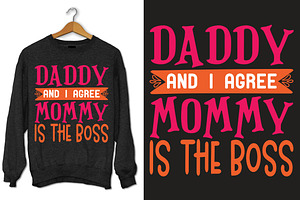 Mother Day Typography Tshirt Design
