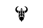 Viking Helmet Vector, a Branding & Logo Template by Vectorium Studio (Thumbnail 1 of 2)