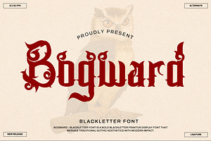 Bogward - Blackletter Font