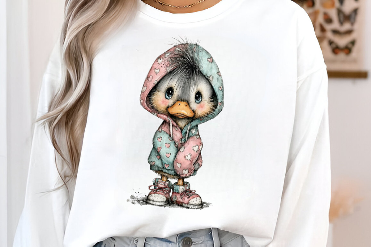 Quirky Valentine Day Duck Clipart, an Illustration by SinaCreation (Photo 9 of 11)