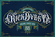 Brick Stone Victorian Typeface, a Blackletter Font by alit design (Thumbnail 10 of 23)