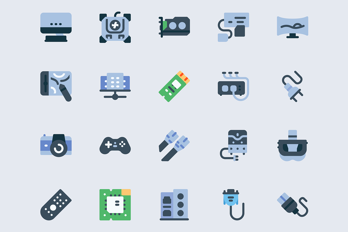 Computer Component Simple Flat Icon, an Icon by TRDesignCreativeStud (Photo 4 of 4)