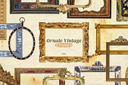 Ornate Vintage Frames, an Object Graphic by The Ephemera Mercadito (Thumbnail 1 of 3)