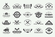 Vintage butchery emblems, a Branding & Logo Template by AkimD (Thumbnail 7 of 15)