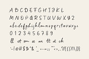 Elvanyra Natural Handwritten Script, a Script Font by Lettertype Studio (Thumbnail 11 of 11)