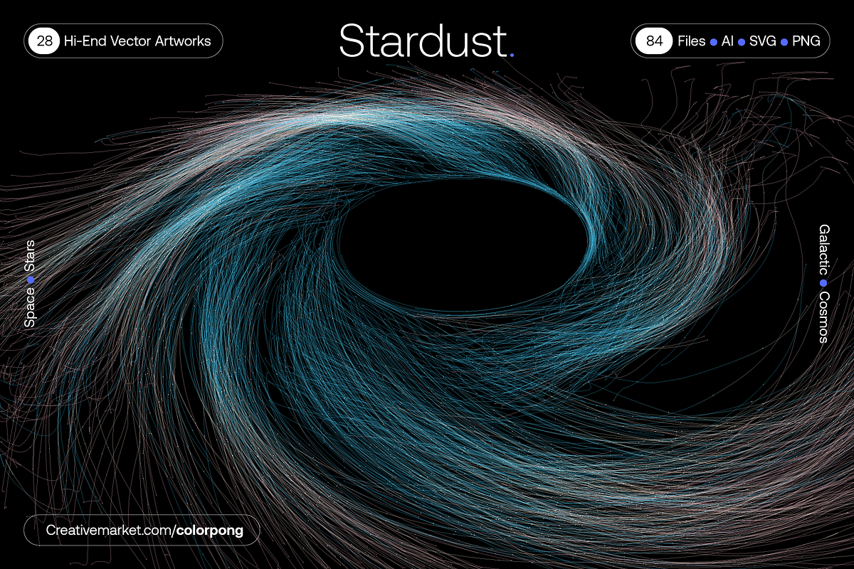 Stardust - Vector Bundle, a Technology Illustration by Colorpong (Photo 19 of 21)