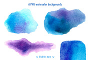Abstract Flowers Watercolor set, an Illustration by Ekaterina Goncharova (Thumbnail 6 of 12)