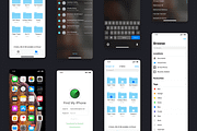 iOS12 GUI KIT, an UI Kit Template by Ui Markets (Thumbnail 10 of 20)