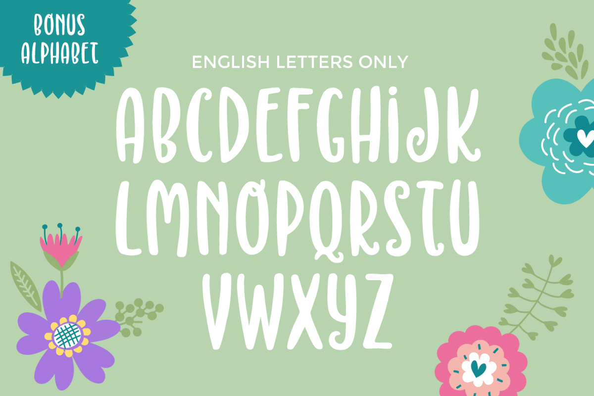 Sweet & Silly Font preview 5