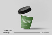 Coffee Cup Mockup, a Cups & Container Mockup by renderstockmarket (Thumbnail 1 of 4)