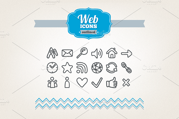 Hand Drawn Web Icons