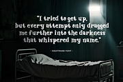 NIGHTMARE - Halloween Font, a Handwritten Font by Mozatype (Thumbnail 2 of 10)