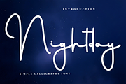 Nightday, a Handwritten Font by InermediaSTUDIO (Thumbnail 1 of 8)