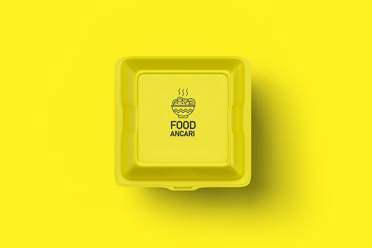 Food Box Packaging Mockup, a Packaging Mockup by AlkStudio (Photo 10 of 13)