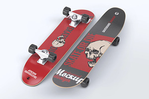 Skateboard Mock-Up, a Product Mockup by Se٧enStudio