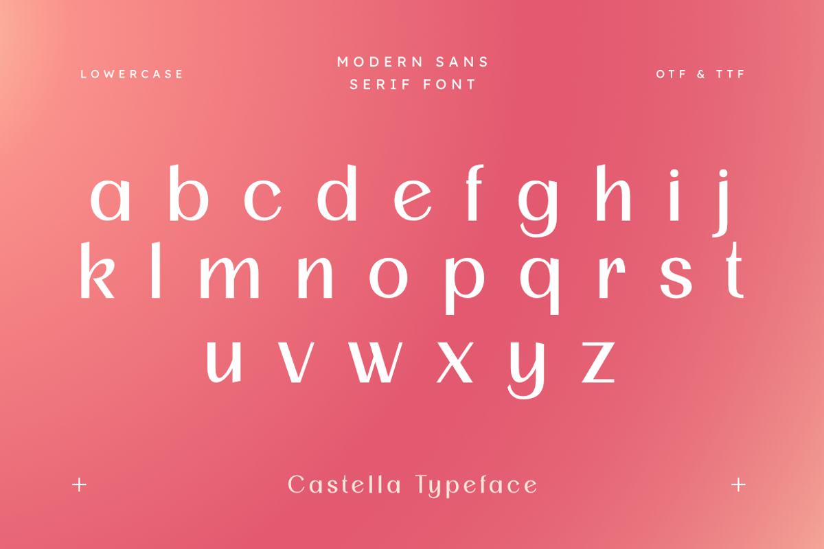 Castella | Modern Sans Serif Font, a Sans Serif Font by Masyafi Studio (Photo 3 of 8)