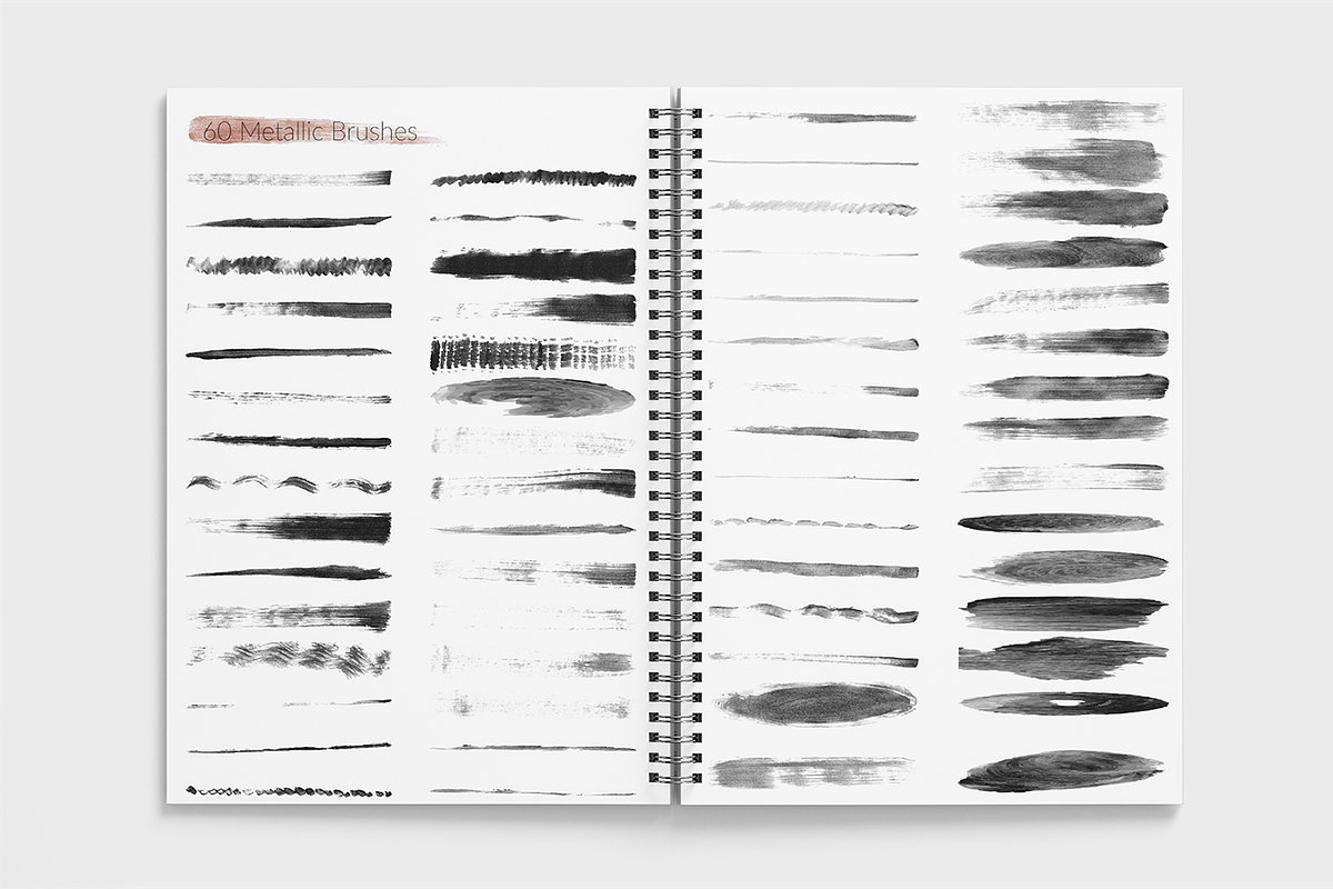 Metallic Brushes for AI, a Brush Add-On by CL Creative Studio (Photo 2 of 10)