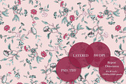 Spring Floral Pattern & Motifs, a Pattern Graphic by GND ART STUDIO (Thumbnail 3 of 7)