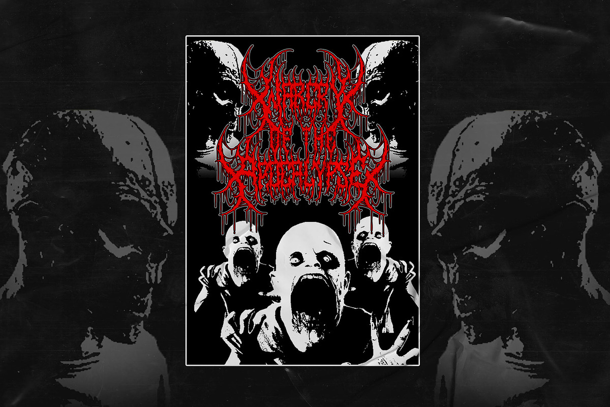 Sorcera Death Metal Font, a Blackletter Font by Fonday Studio (Photo 15 of 19)