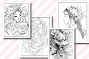 Japanese Tattoo Coloring Book, an Object Illustration by Design Home (Thumbnail 3 of 5)