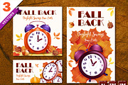 Daylight Savings Time Ends Flyer, a Seasonal Illustration by Kevyn Creative (Thumbnail 1 of 4)
