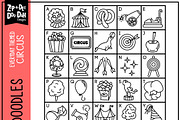 Circus Carnival Doodle Font, a Handwritten Font by Zip-A-Dee-Doo-Dah Designs (Thumbnail 2 of 2)