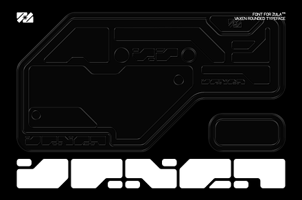 Vaxen-Rounded Variable Font, a Symbol Font by Font For Zula™