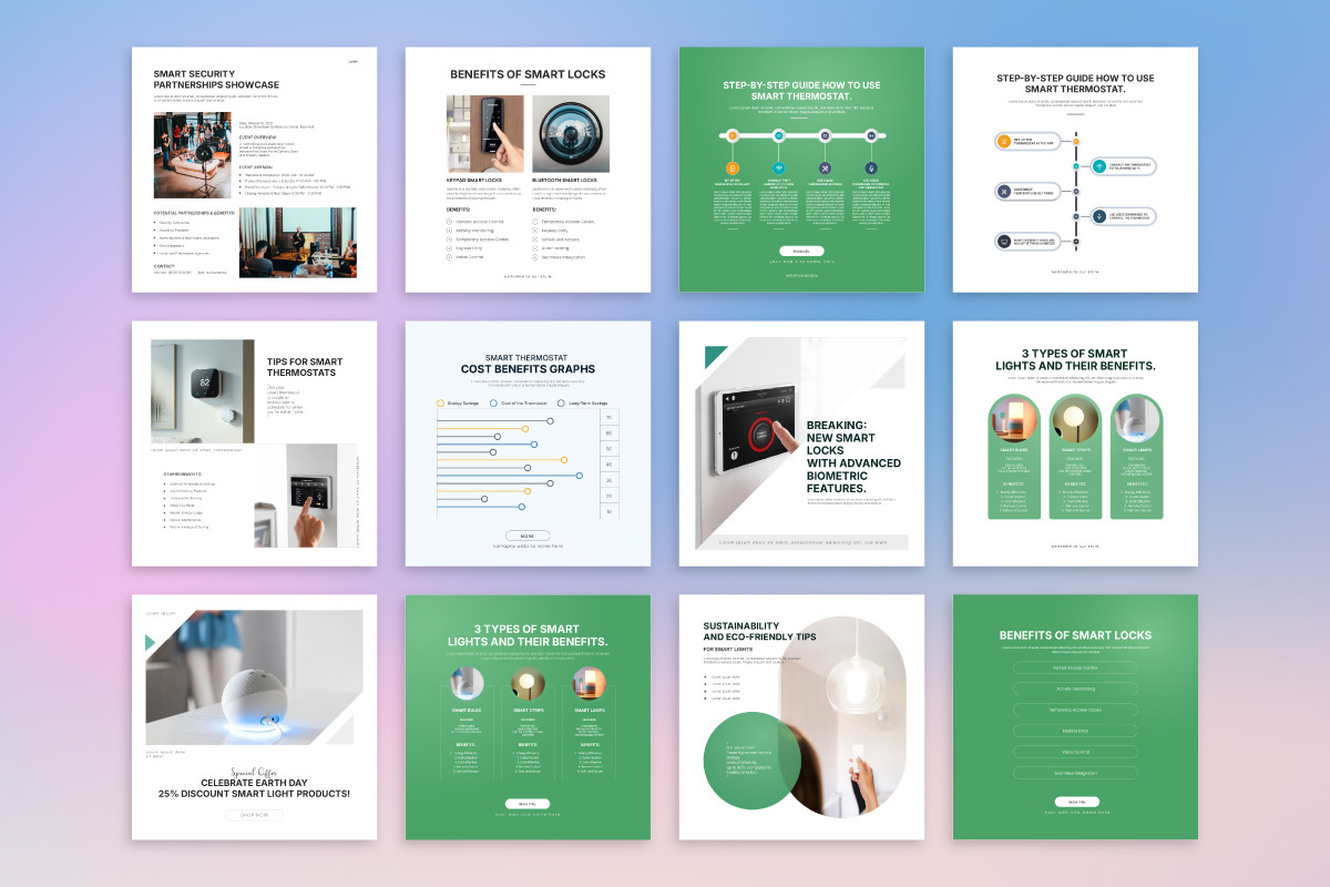 Smart Home Device Social Marketing, a Social Media Template by thedesignsource (Photo 3 of 4)
