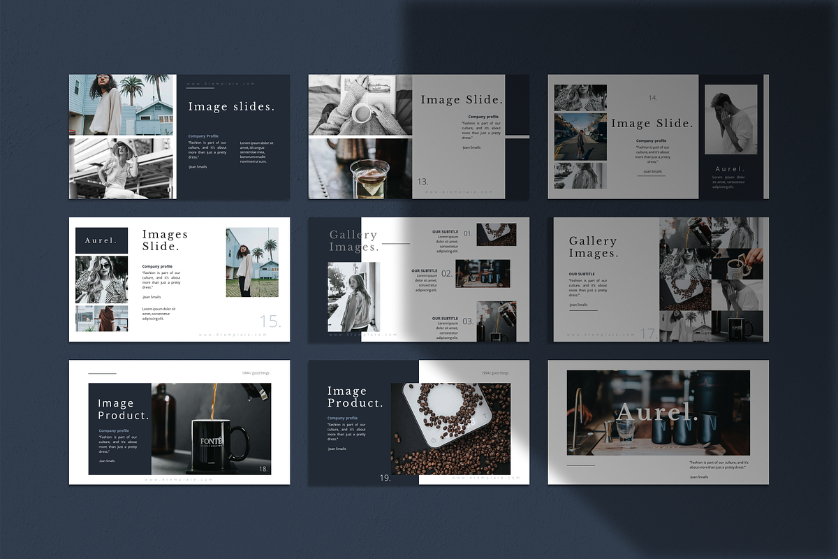 Aurel Creative PowerPoint Template, a Presentation Template by uiplus (Photo 3 of 5)