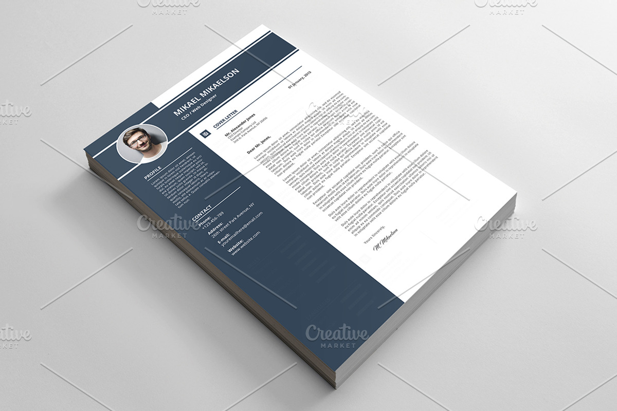Resume/CV & Cover Letter, a Resume Template by BettyDesign (Photo 8 of 8)