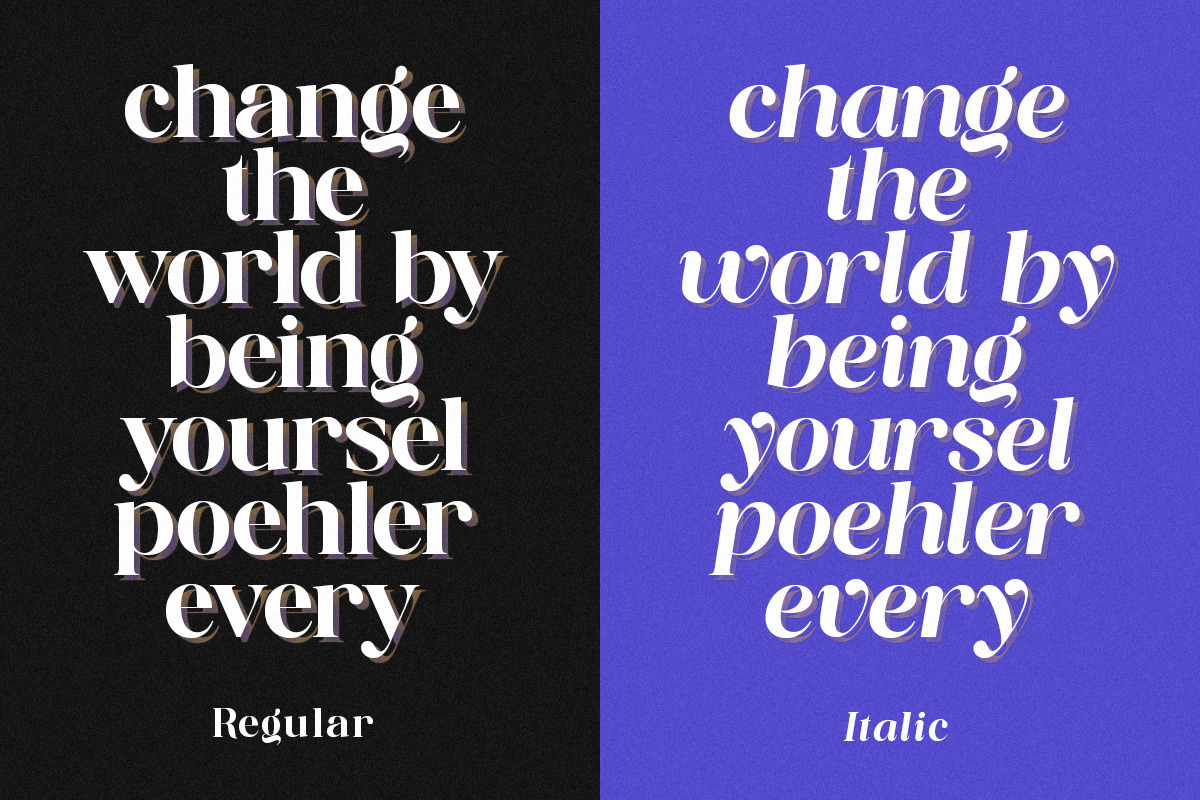 Piloner - 18 Font, a Serif Font by Pista Mova (Photo 10 of 13)