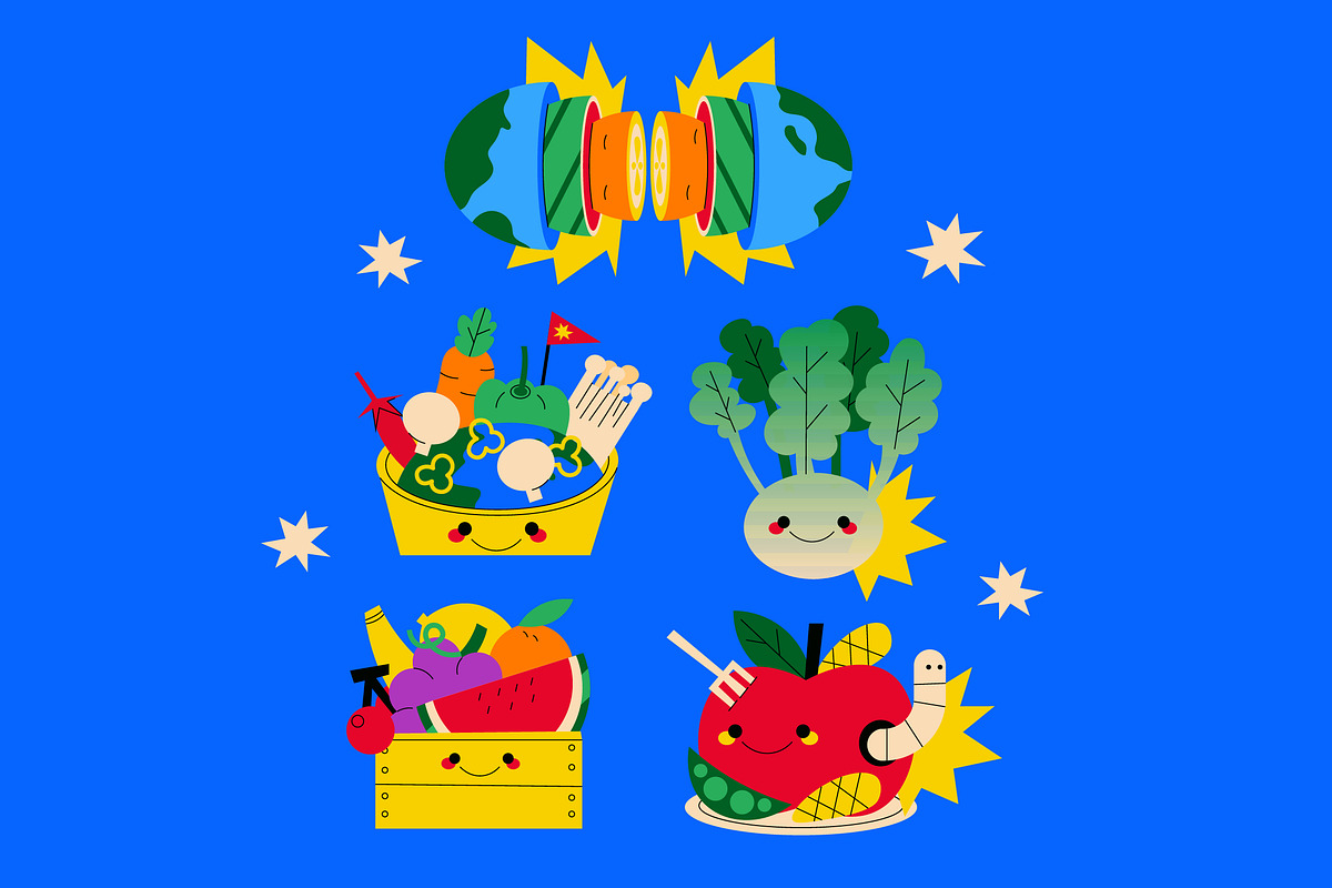 World Vegan Day Asset Illustration, an Object Illustration by graphicook