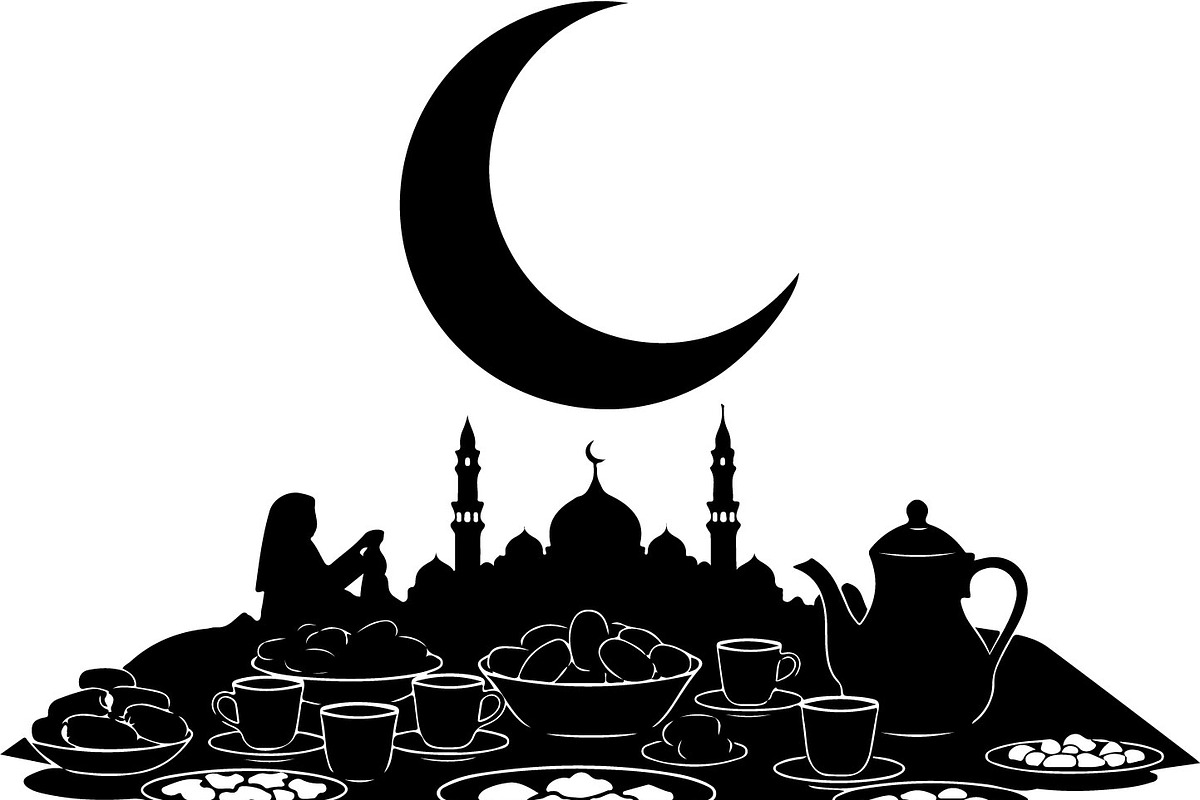 50 Ramadan Iftar Silhouette Bundle, an Illustration by Gfx_Store (Photo 36 of 49)